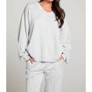 NEW CHASER berkeley pullover in heather grey